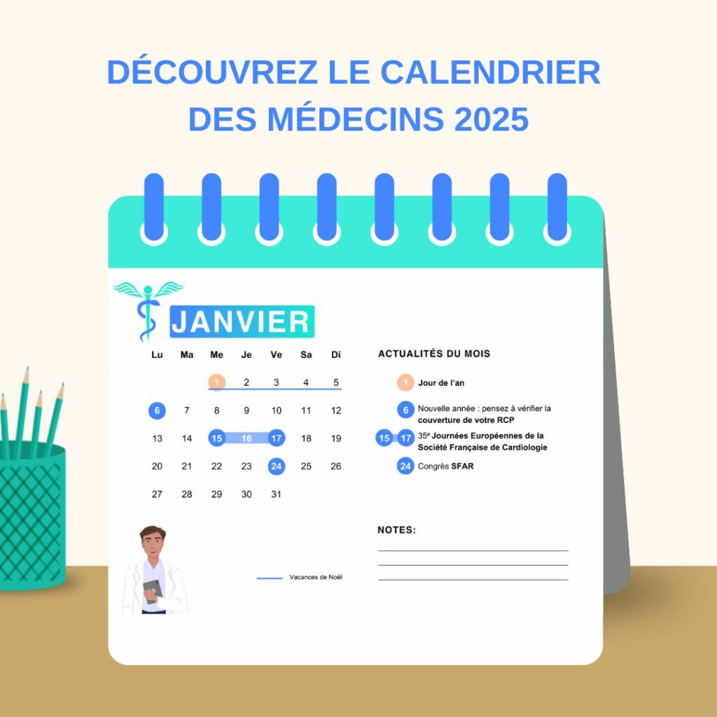 Calendrier des médecins 2025 by Swing