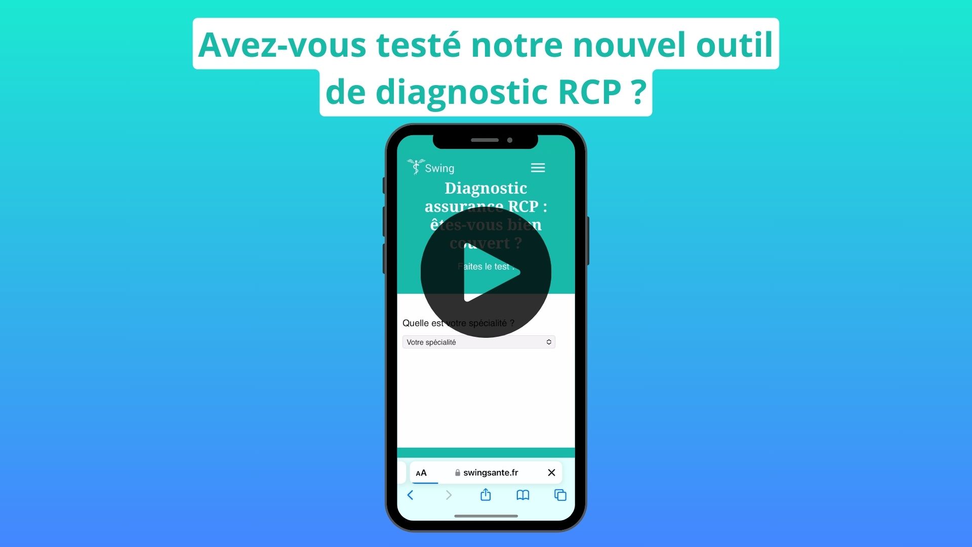 Les tutos Swing, application gratuite de remplacements médicaux